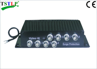 Protecteur de montée subite de Bnc de 8 ports, protecteur de montée subite de réseau de transmission de signal vidéo