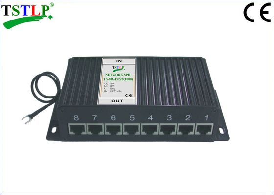 8 dispositif antiparasite de montée subite du dispositif antiparasite de montée subite d'Ethernet de ports de la Manche 1000Mbits/S Cat6
